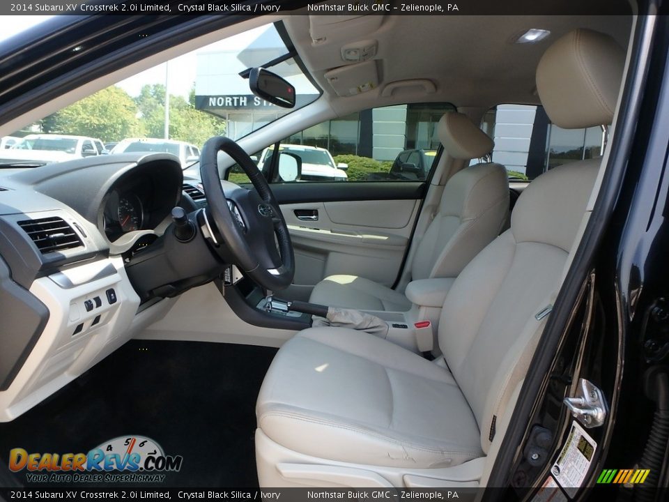 2014 Subaru XV Crosstrek 2.0i Limited Crystal Black Silica / Ivory Photo #16