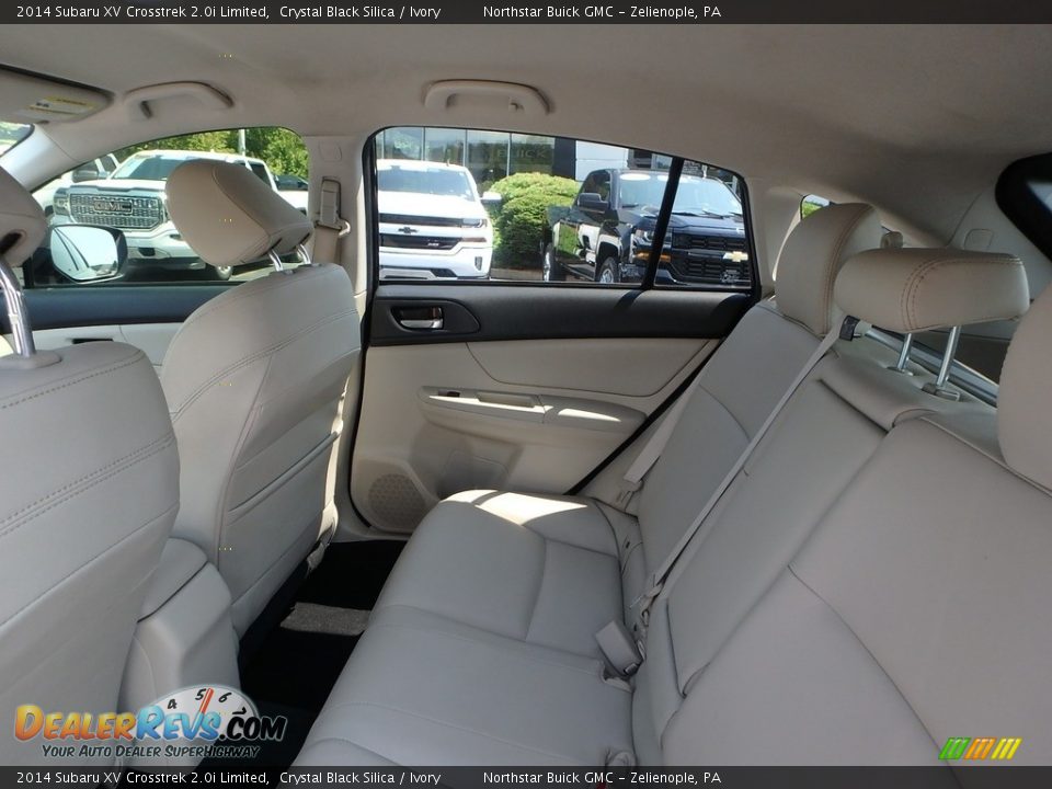 2014 Subaru XV Crosstrek 2.0i Limited Crystal Black Silica / Ivory Photo #17