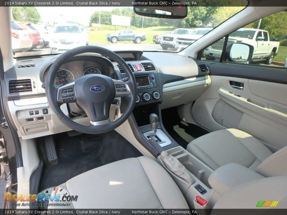 2014 Subaru XV Crosstrek 2.0i Limited Crystal Black Silica / Ivory Photo #18