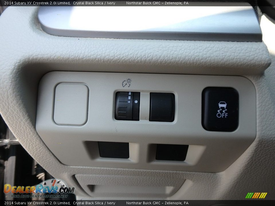 2014 Subaru XV Crosstrek 2.0i Limited Crystal Black Silica / Ivory Photo #20