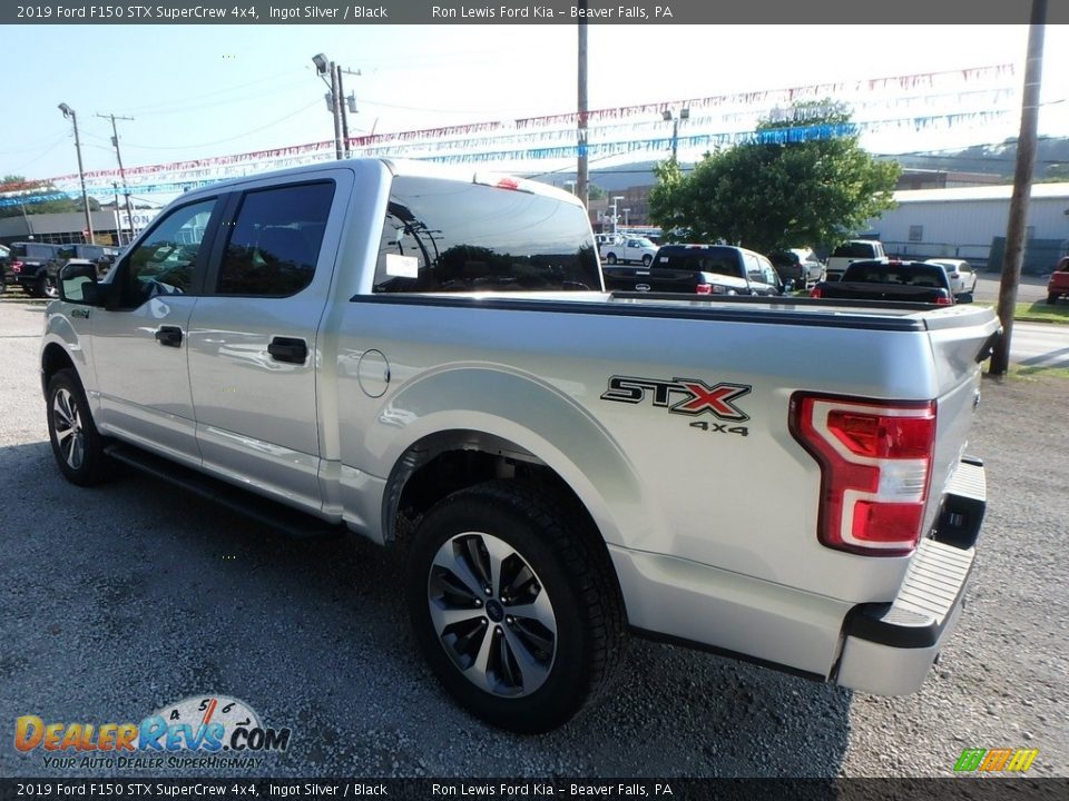 2019 Ford F150 STX SuperCrew 4x4 Ingot Silver / Black Photo #4