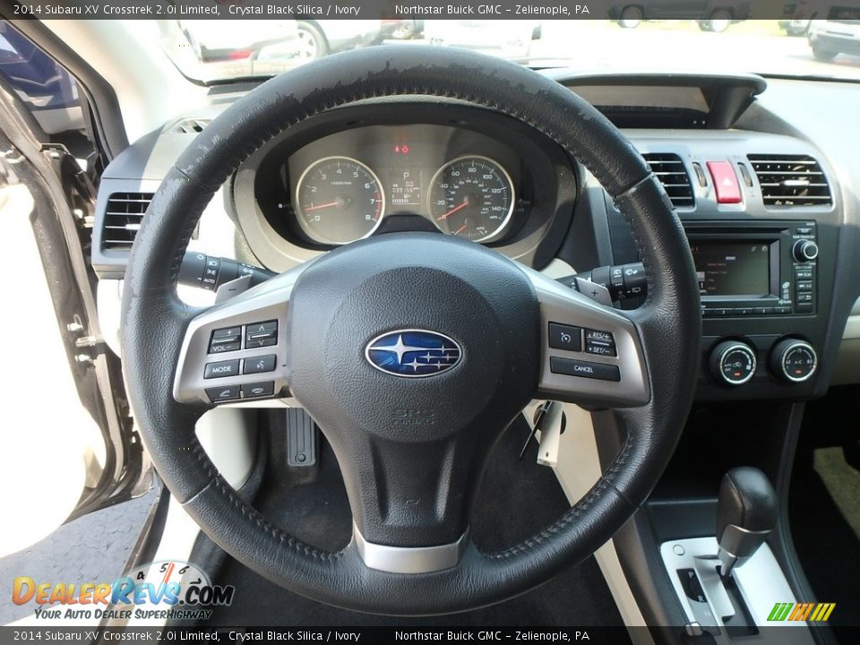 2014 Subaru XV Crosstrek 2.0i Limited Crystal Black Silica / Ivory Photo #21