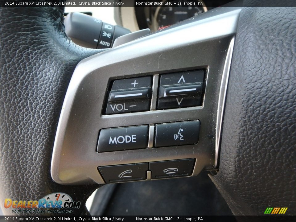 2014 Subaru XV Crosstrek 2.0i Limited Crystal Black Silica / Ivory Photo #22