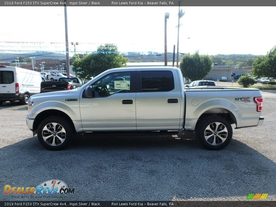 2019 Ford F150 STX SuperCrew 4x4 Ingot Silver / Black Photo #5