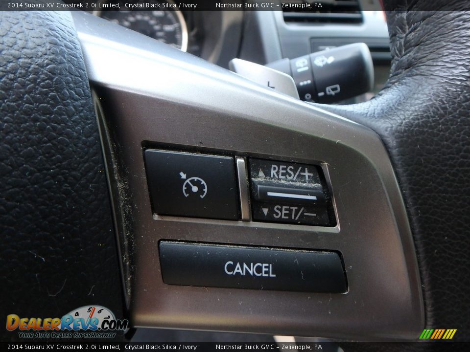 2014 Subaru XV Crosstrek 2.0i Limited Crystal Black Silica / Ivory Photo #23