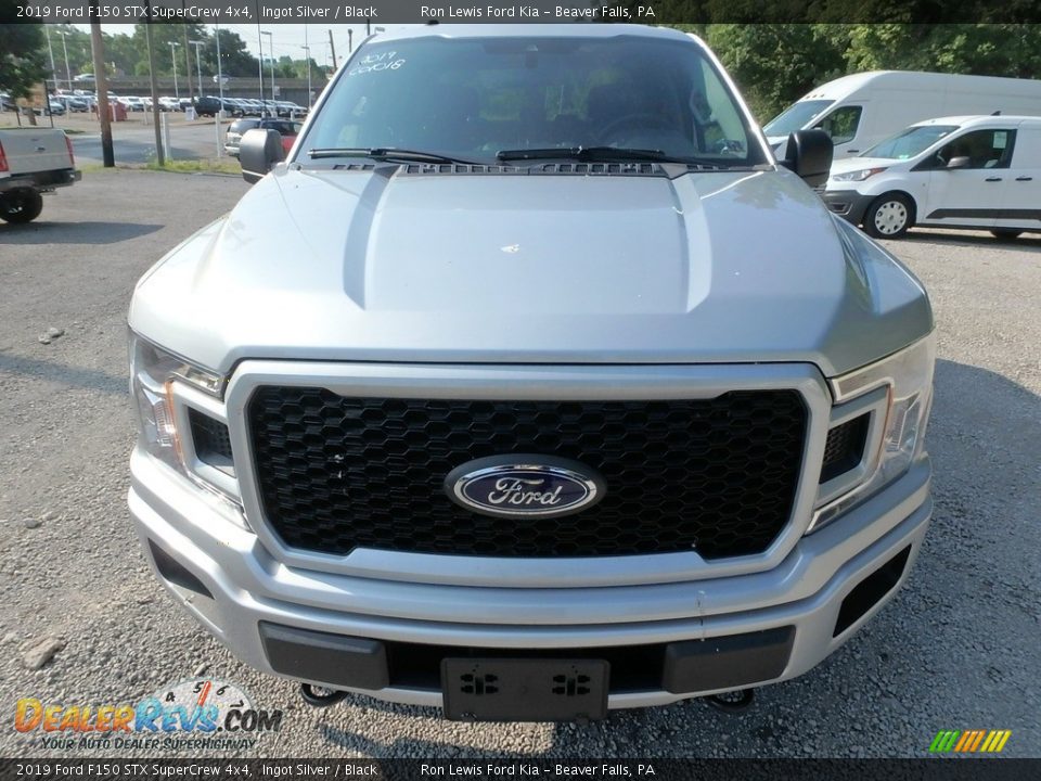 2019 Ford F150 STX SuperCrew 4x4 Ingot Silver / Black Photo #7