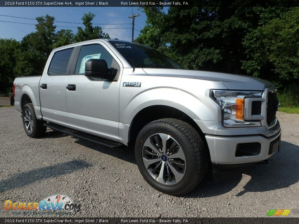 2019 Ford F150 STX SuperCrew 4x4 Ingot Silver / Black Photo #8