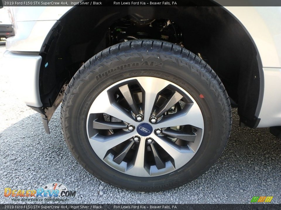 2019 Ford F150 STX SuperCrew 4x4 Ingot Silver / Black Photo #9