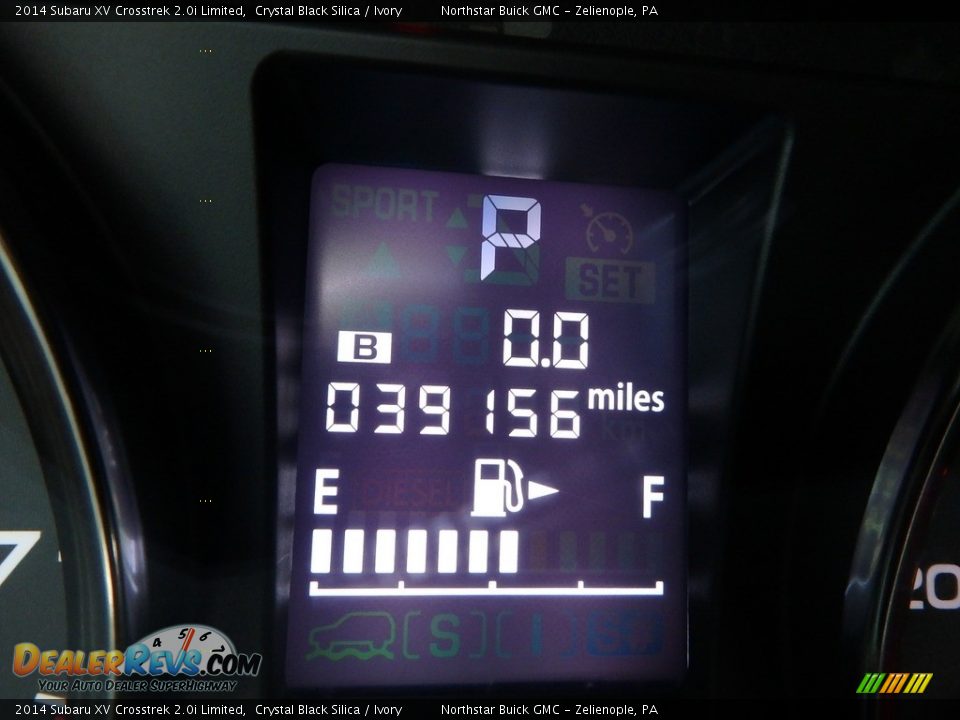 2014 Subaru XV Crosstrek 2.0i Limited Crystal Black Silica / Ivory Photo #30