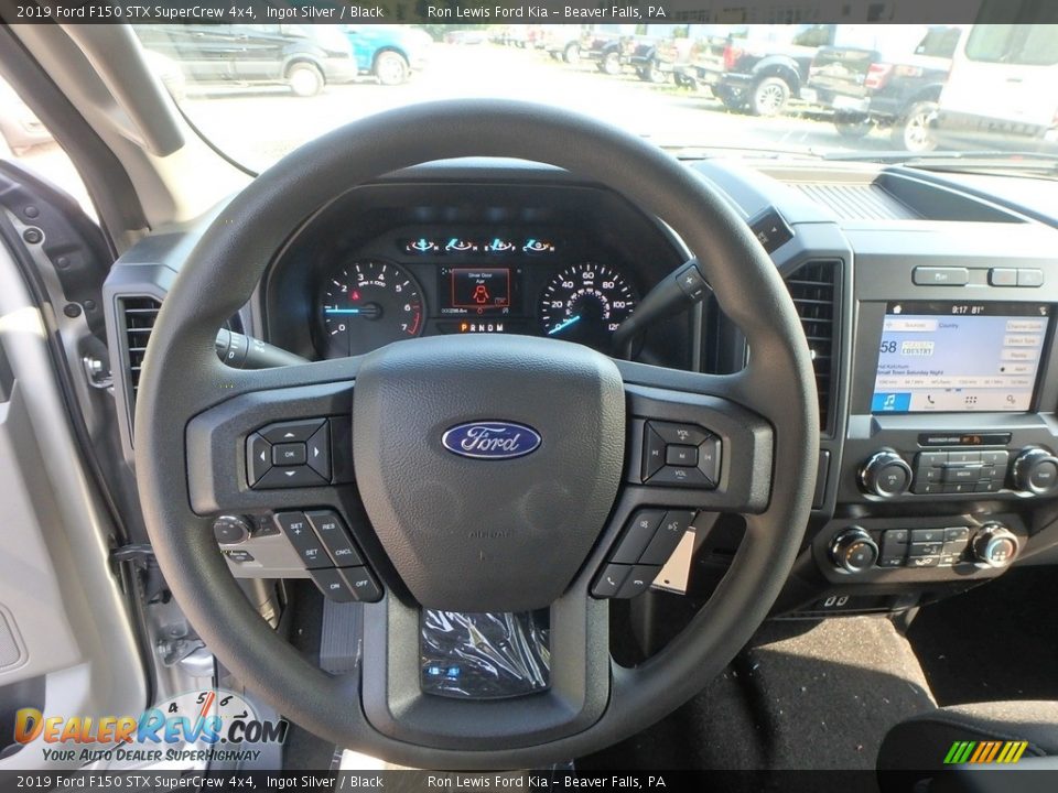 2019 Ford F150 STX SuperCrew 4x4 Ingot Silver / Black Photo #16