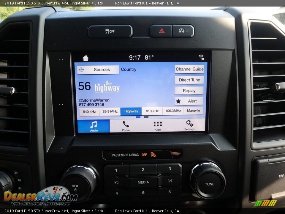 2019 Ford F150 STX SuperCrew 4x4 Ingot Silver / Black Photo #19