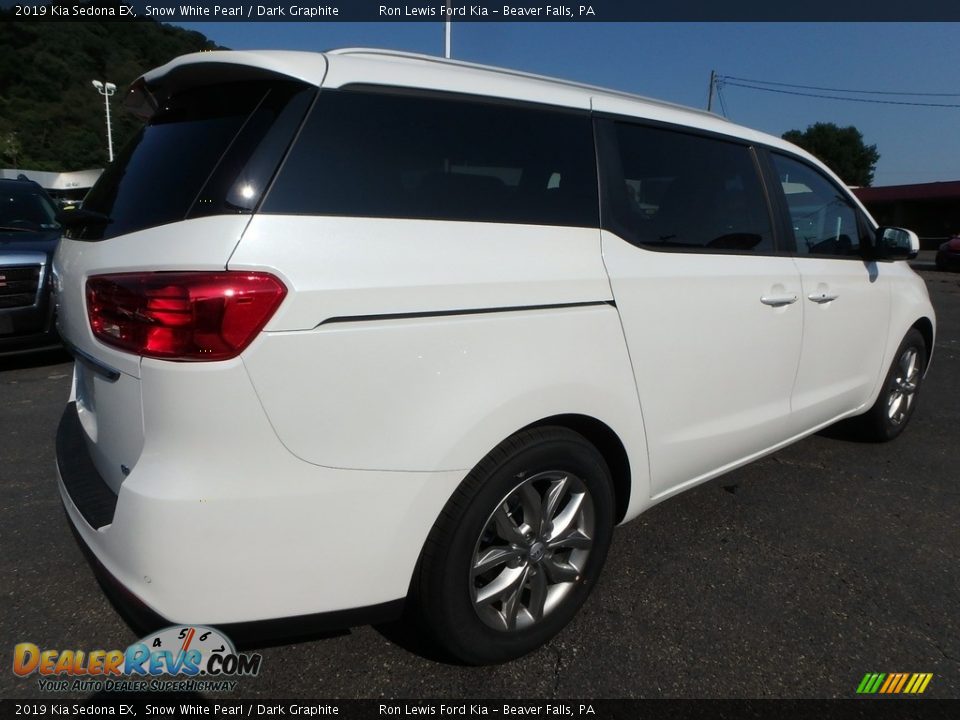 2019 Kia Sedona EX Snow White Pearl / Dark Graphite Photo #2