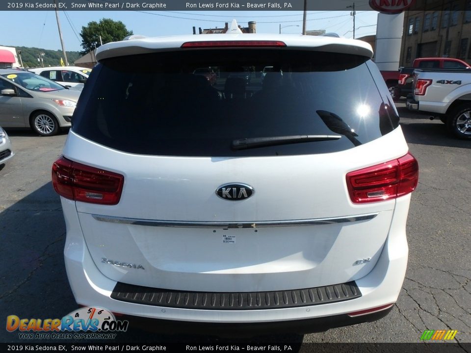 2019 Kia Sedona EX Snow White Pearl / Dark Graphite Photo #3