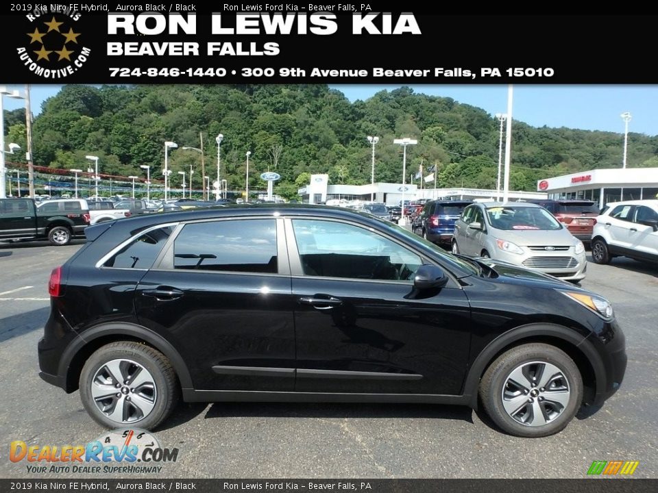 2019 Kia Niro FE Hybrid Aurora Black / Black Photo #1