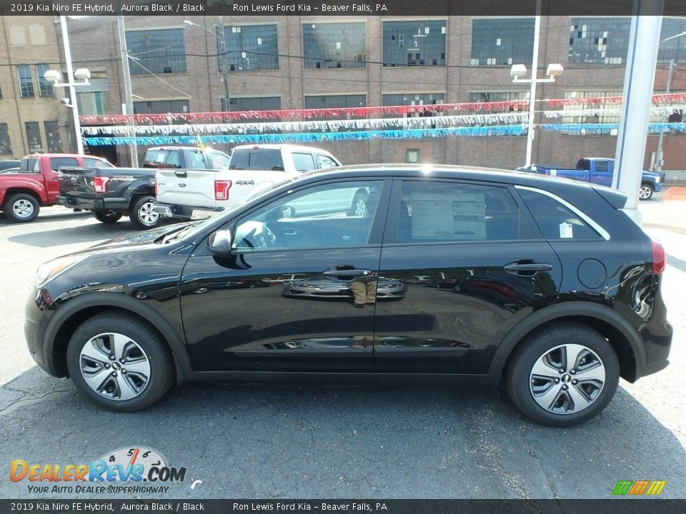 2019 Kia Niro FE Hybrid Aurora Black / Black Photo #6