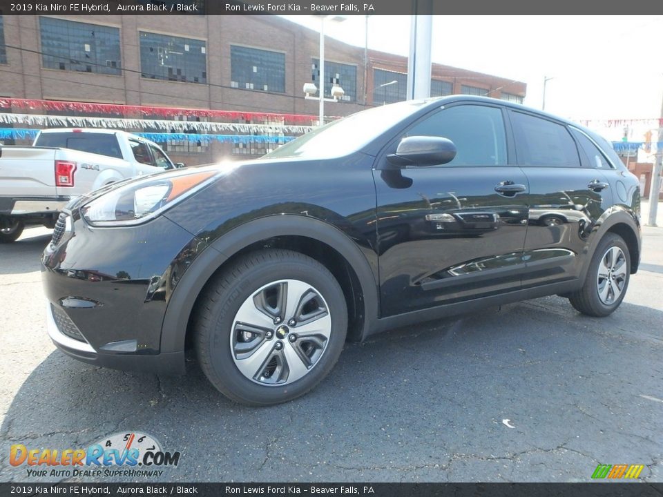 2019 Kia Niro FE Hybrid Aurora Black / Black Photo #7