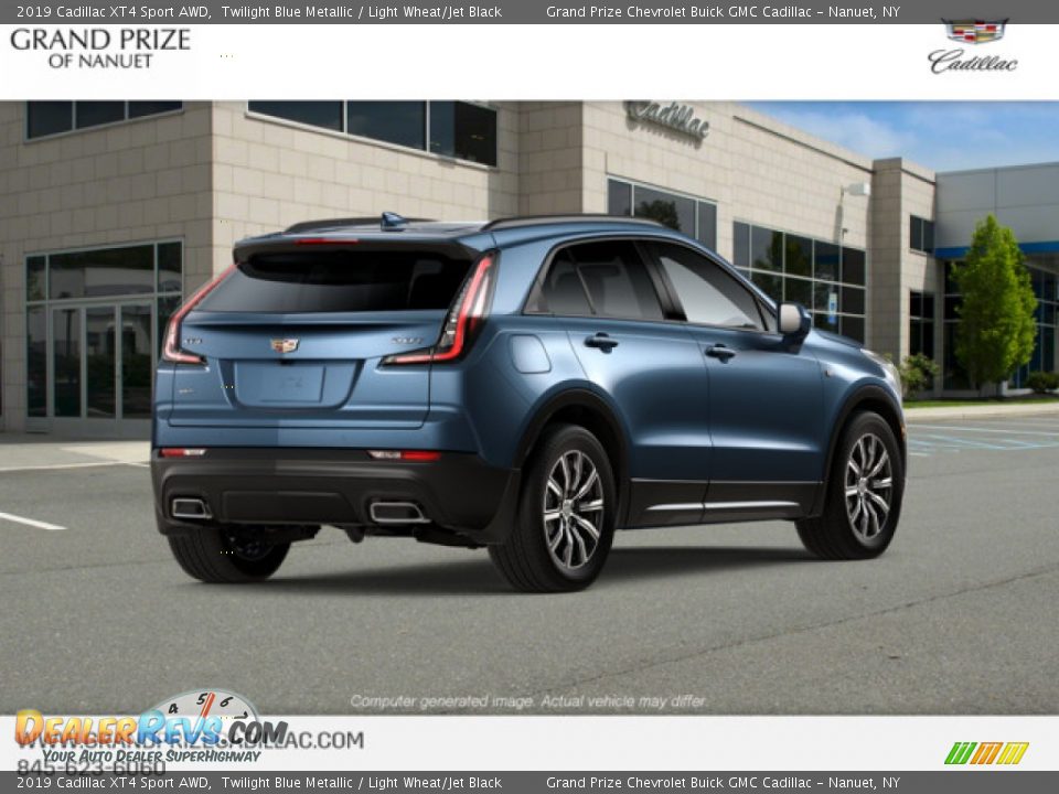 2019 Cadillac XT4 Sport AWD Twilight Blue Metallic / Light Wheat/Jet Black Photo #5
