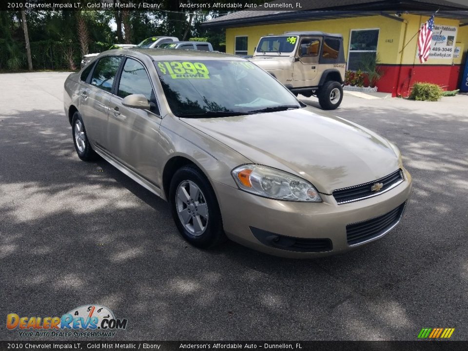 2010 Chevrolet Impala LT Gold Mist Metallic / Ebony Photo #1