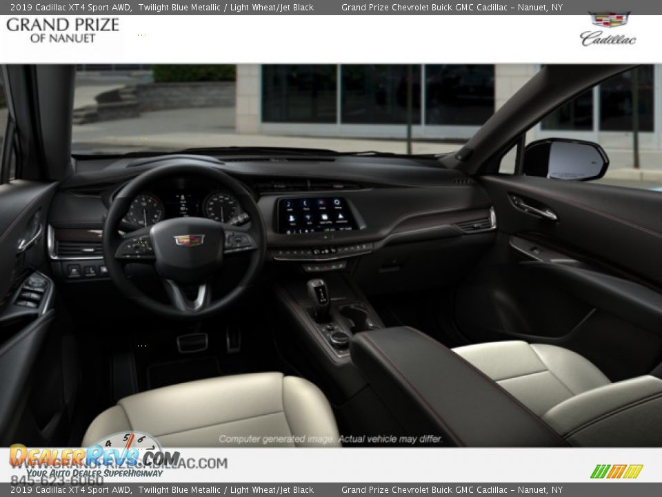2019 Cadillac XT4 Sport AWD Twilight Blue Metallic / Light Wheat/Jet Black Photo #8