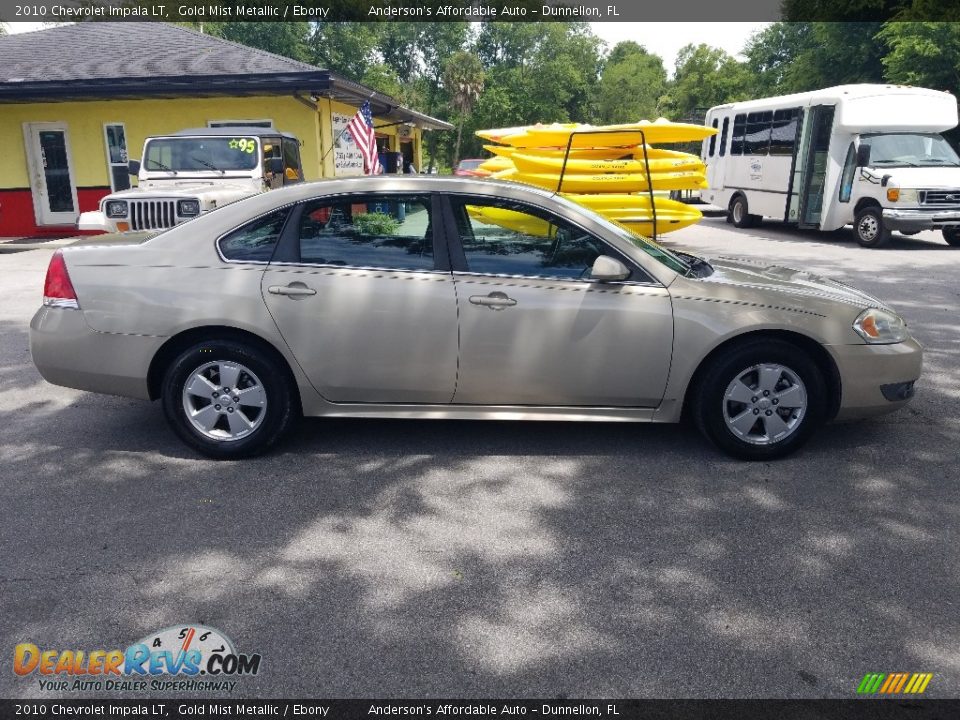 2010 Chevrolet Impala LT Gold Mist Metallic / Ebony Photo #2