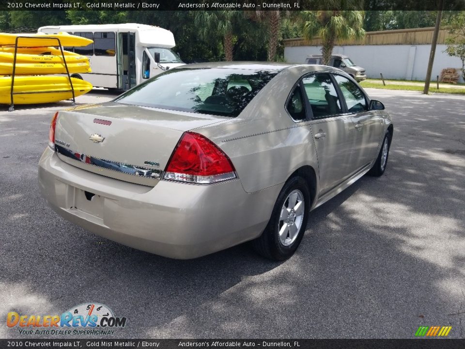 2010 Chevrolet Impala LT Gold Mist Metallic / Ebony Photo #3