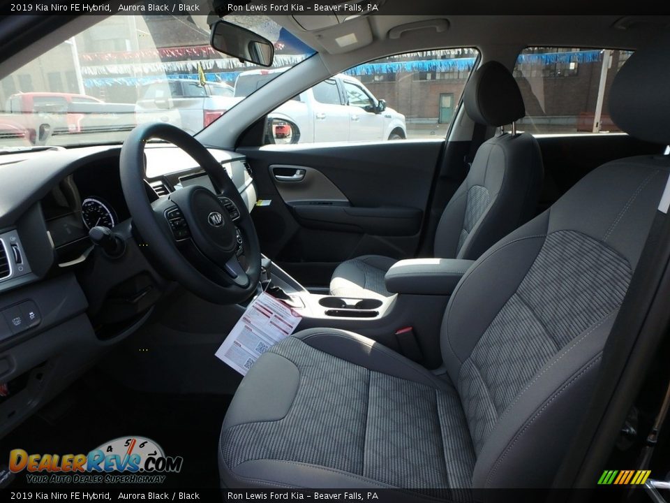 2019 Kia Niro FE Hybrid Aurora Black / Black Photo #12