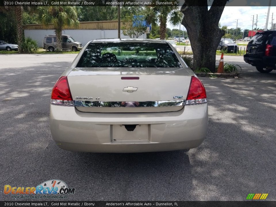 2010 Chevrolet Impala LT Gold Mist Metallic / Ebony Photo #4