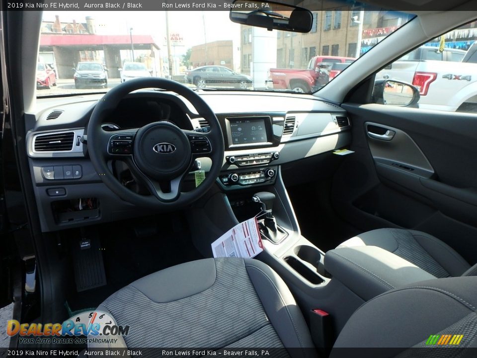 2019 Kia Niro FE Hybrid Aurora Black / Black Photo #14