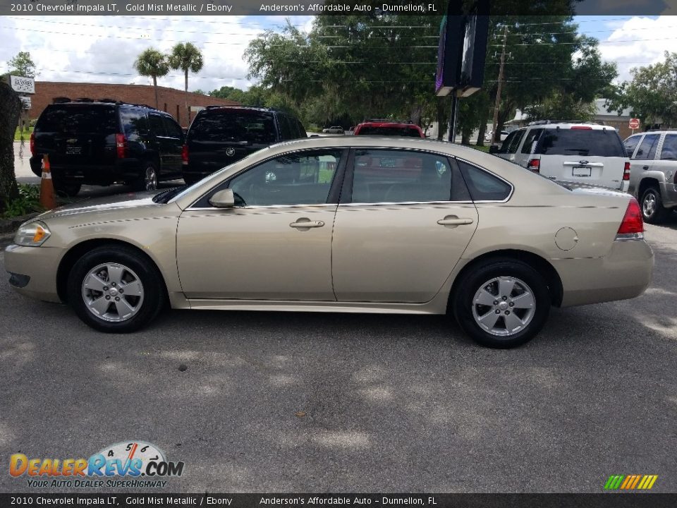 2010 Chevrolet Impala LT Gold Mist Metallic / Ebony Photo #6