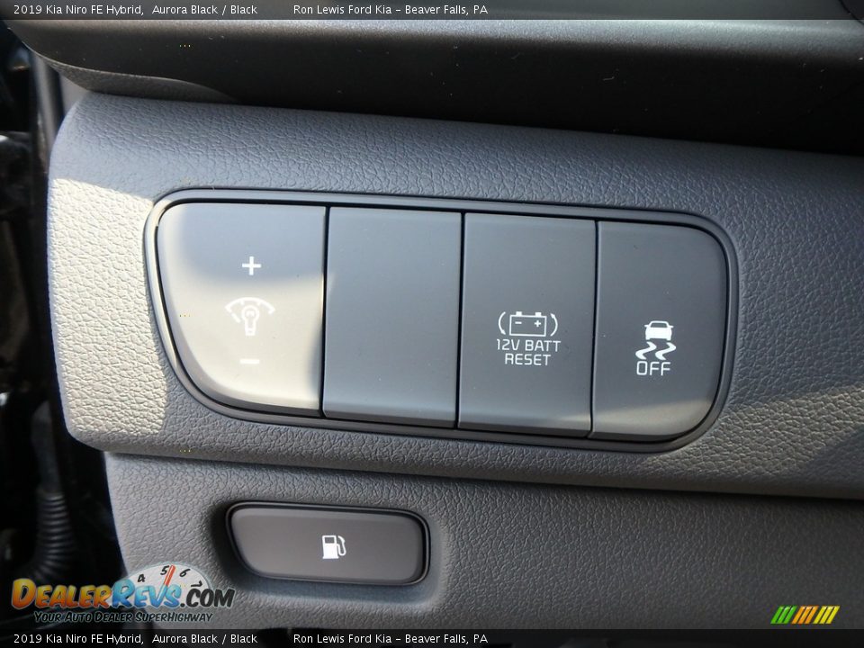 2019 Kia Niro FE Hybrid Aurora Black / Black Photo #16