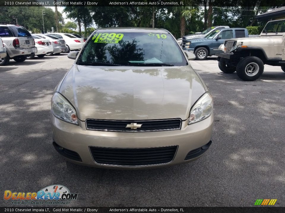 2010 Chevrolet Impala LT Gold Mist Metallic / Ebony Photo #8