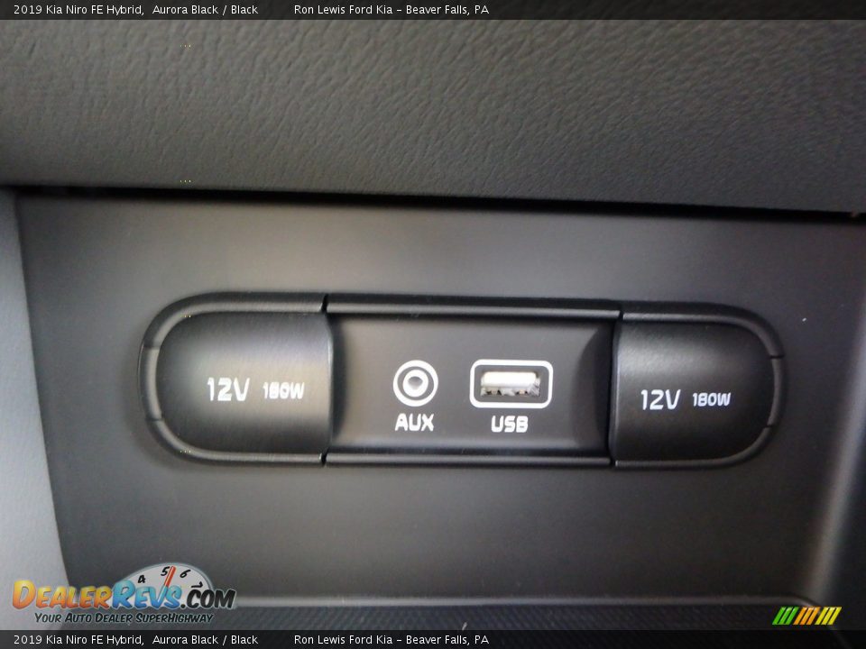 2019 Kia Niro FE Hybrid Aurora Black / Black Photo #18