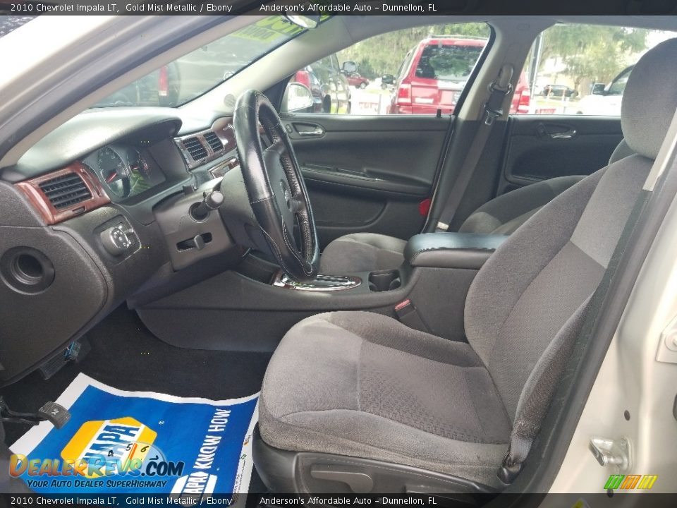 2010 Chevrolet Impala LT Gold Mist Metallic / Ebony Photo #10