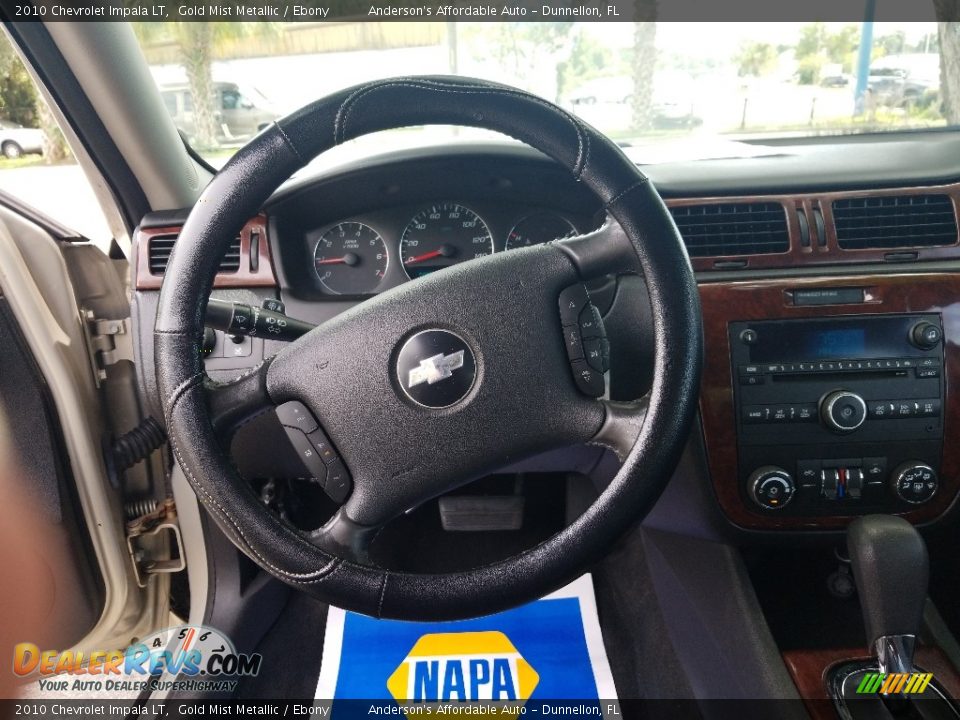 2010 Chevrolet Impala LT Gold Mist Metallic / Ebony Photo #11