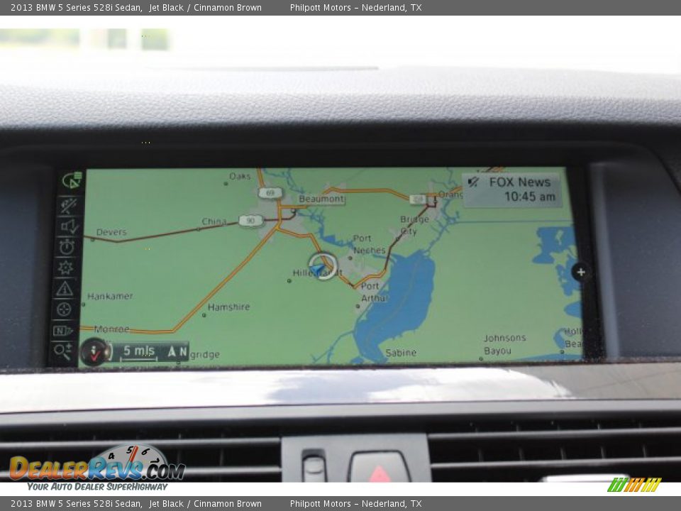 2013 BMW 5 Series 528i Sedan Jet Black / Cinnamon Brown Photo #20