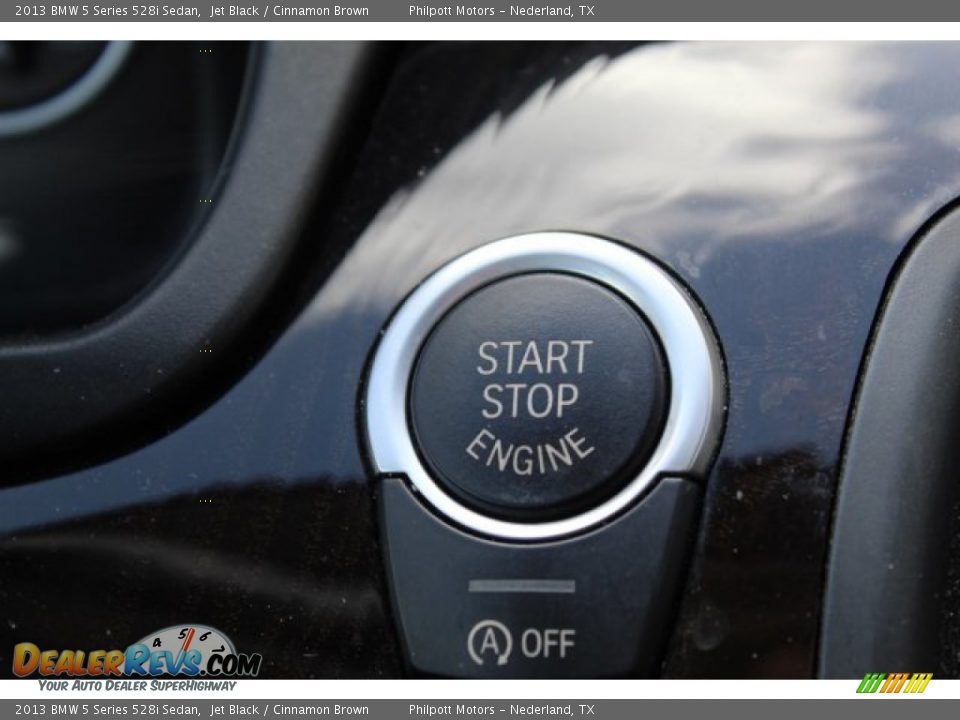 2013 BMW 5 Series 528i Sedan Jet Black / Cinnamon Brown Photo #22