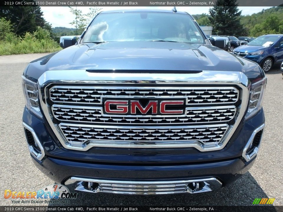 2019 GMC Sierra 1500 Denali Crew Cab 4WD Pacific Blue Metallic / Jet Black Photo #2