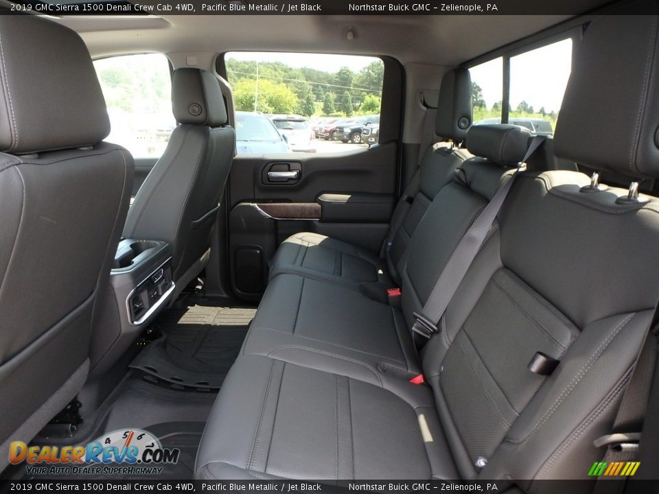 2019 GMC Sierra 1500 Denali Crew Cab 4WD Pacific Blue Metallic / Jet Black Photo #12