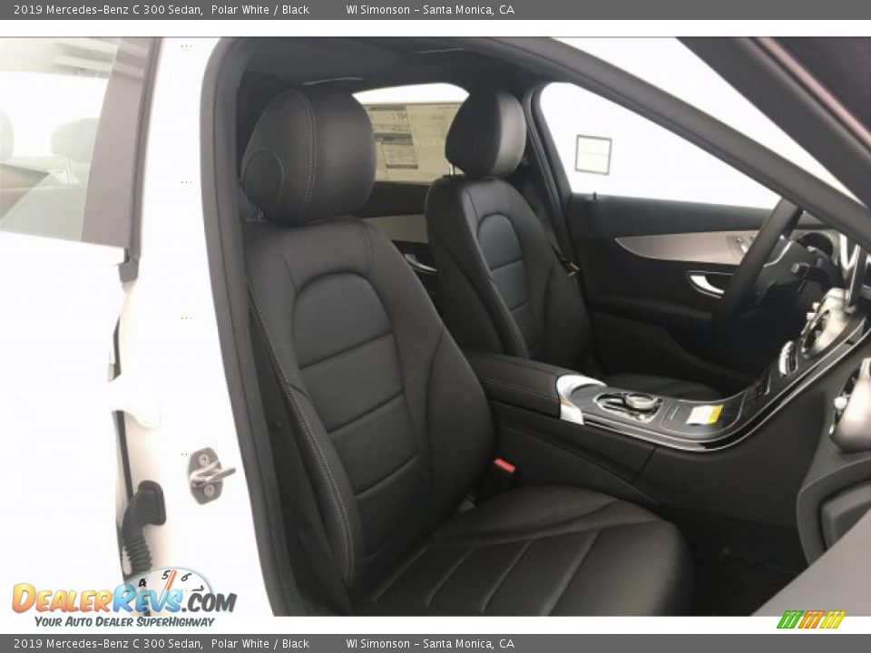 2019 Mercedes-Benz C 300 Sedan Polar White / Black Photo #5