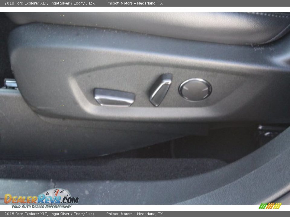 2018 Ford Explorer XLT Ingot Silver / Ebony Black Photo #13