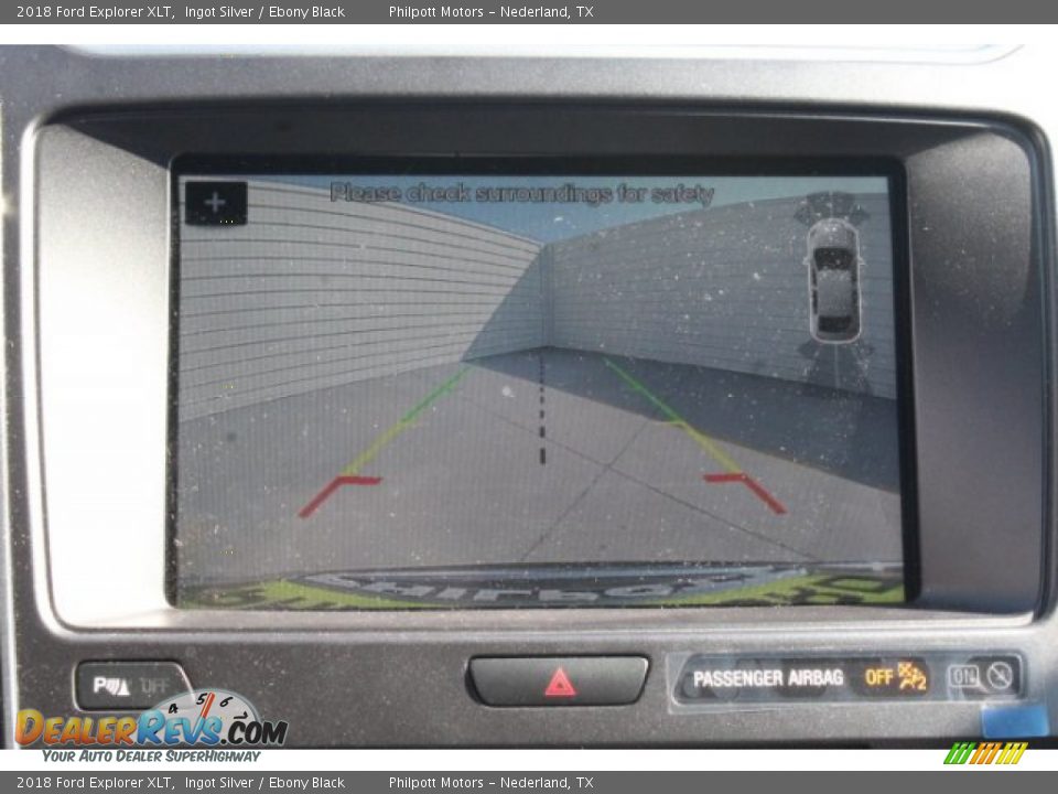 2018 Ford Explorer XLT Ingot Silver / Ebony Black Photo #16