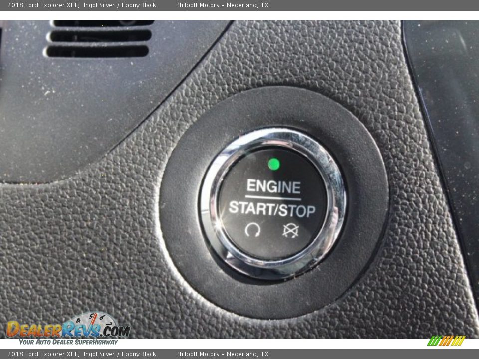 2018 Ford Explorer XLT Ingot Silver / Ebony Black Photo #17