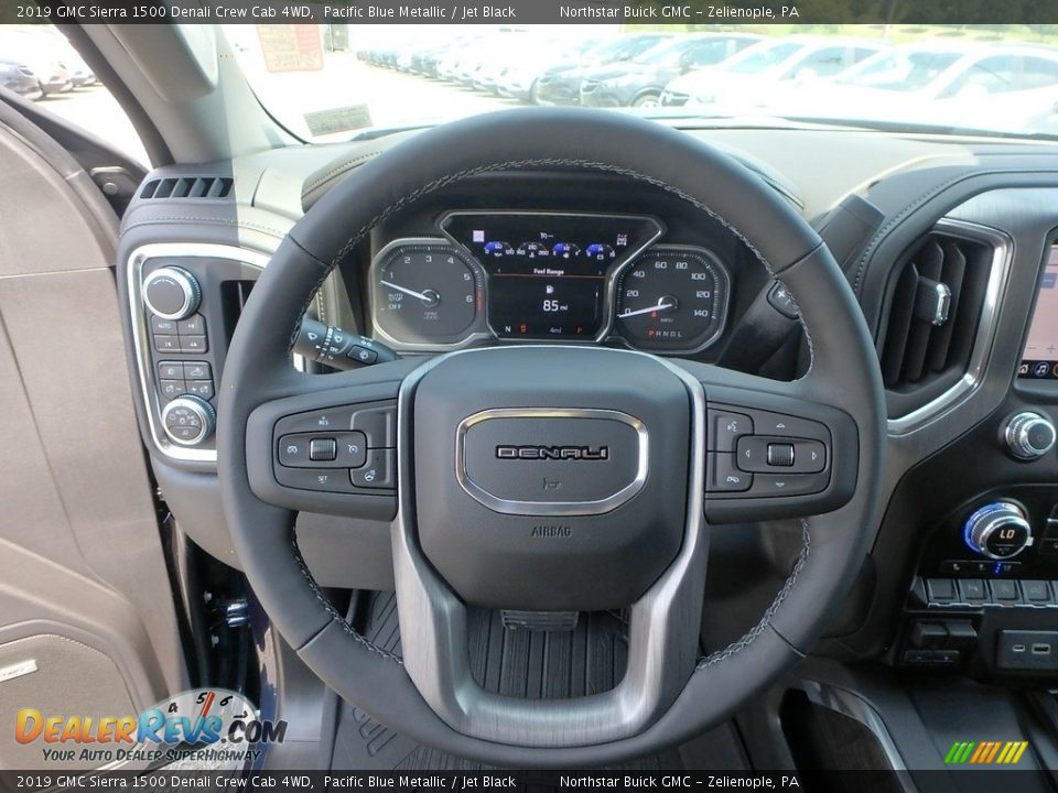 2019 GMC Sierra 1500 Denali Crew Cab 4WD Steering Wheel Photo #17