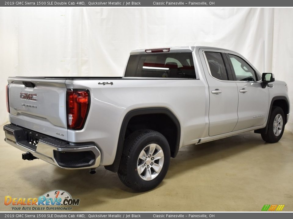 2019 GMC Sierra 1500 SLE Double Cab 4WD Quicksilver Metallic / Jet Black Photo #2