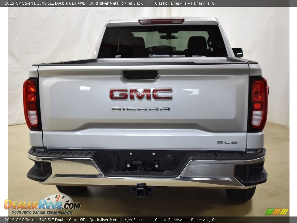 2019 GMC Sierra 1500 SLE Double Cab 4WD Quicksilver Metallic / Jet Black Photo #3