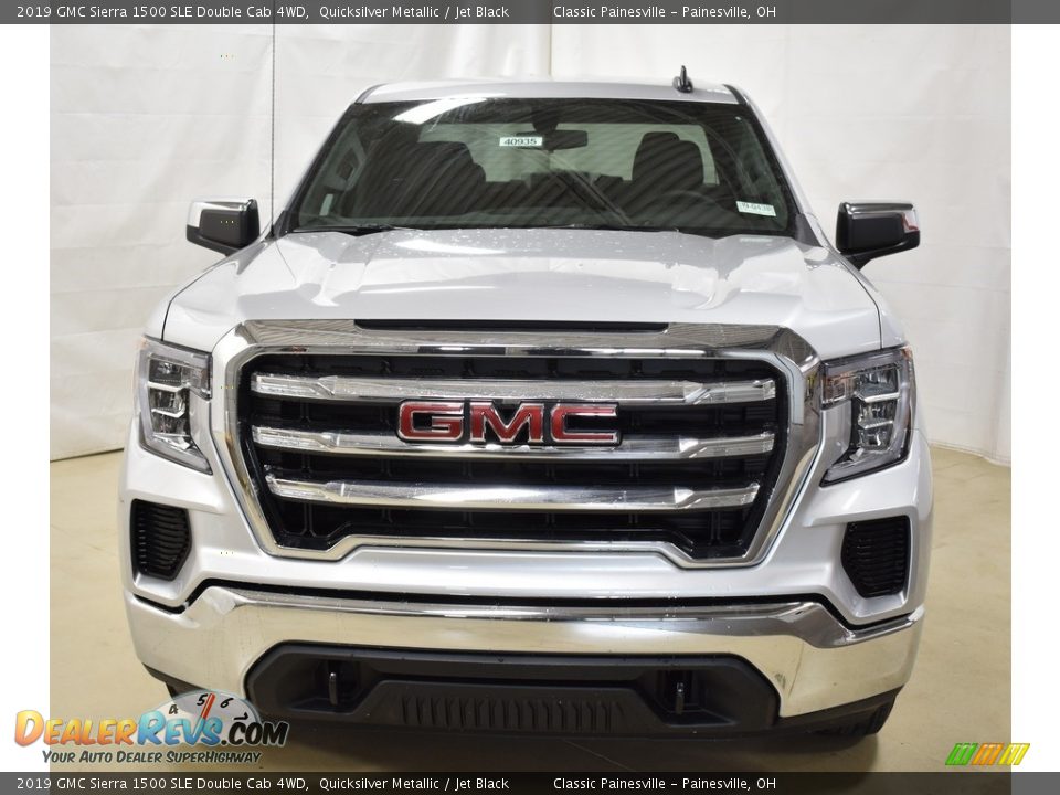 2019 GMC Sierra 1500 SLE Double Cab 4WD Quicksilver Metallic / Jet Black Photo #4