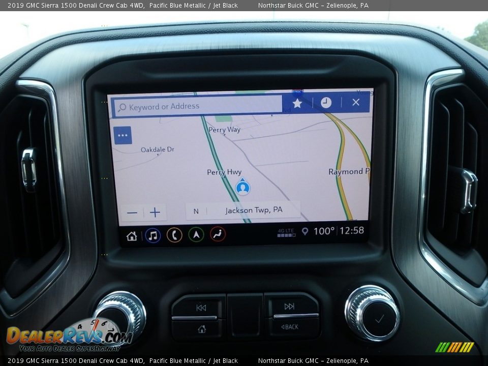 Navigation of 2019 GMC Sierra 1500 Denali Crew Cab 4WD Photo #19