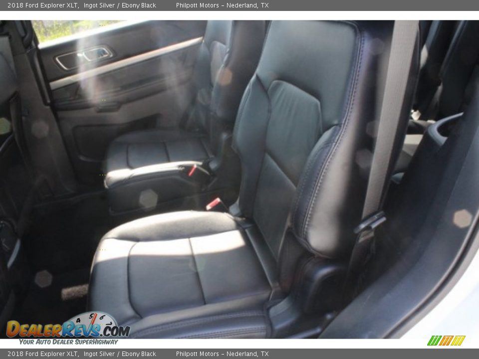 2018 Ford Explorer XLT Ingot Silver / Ebony Black Photo #21
