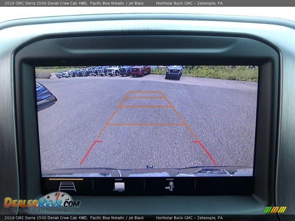 2019 GMC Sierra 1500 Denali Crew Cab 4WD Pacific Blue Metallic / Jet Black Photo #20