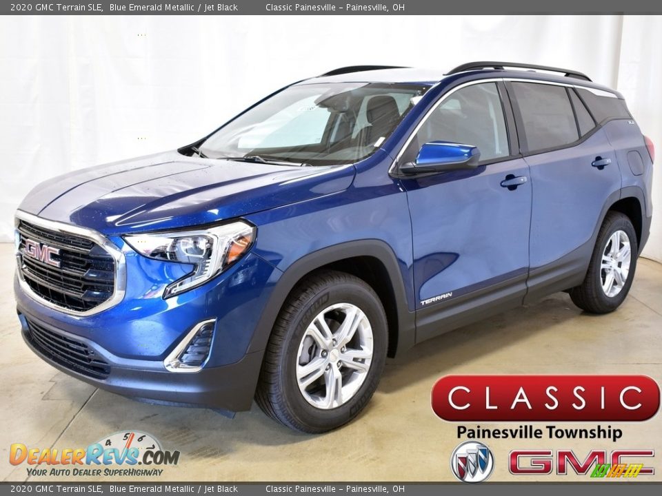 2020 GMC Terrain SLE Blue Emerald Metallic / Jet Black Photo #1